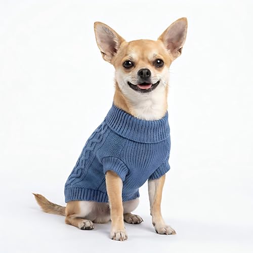 Small Dog Sweaters (Blue / Small)