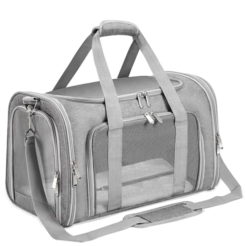 Soft Sided Cat (GRAY / 20"L x 13"W x 13"H)