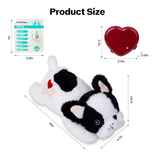 Heartbeat Dog Toy for Puppy Anxiety with Rechargeable Heartbeat