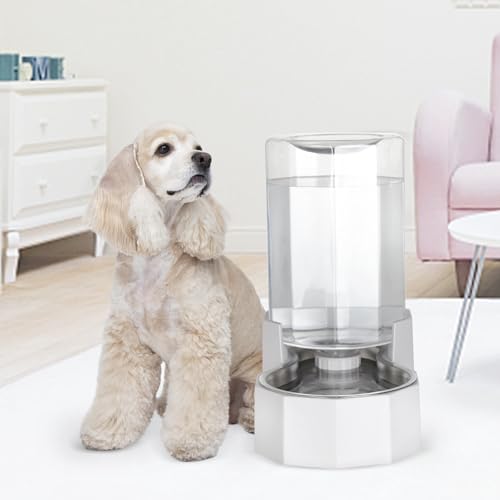 Dog Water Bowl Dispenser (White / 6L Without Filter)