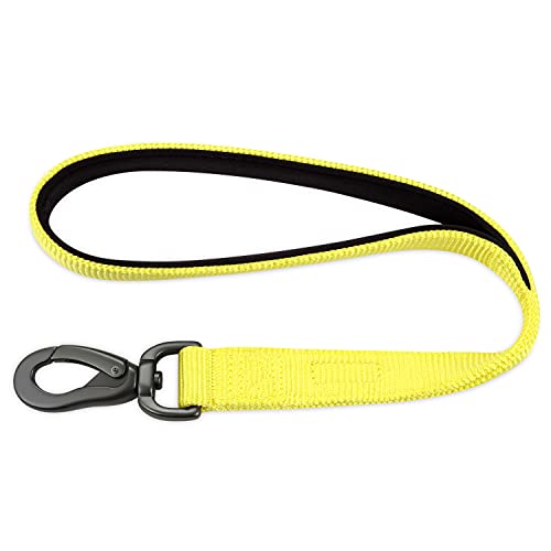 Short Dog Leash 18" (Luminous Yellow / 18 Inches)
