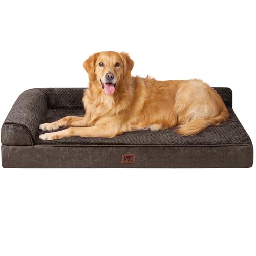 Extra Large Dog Bed Othorpedic (Brown / 44.0"L x 32.0"W x 6.5"Th)