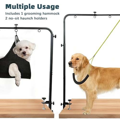 Dog Grooming Table Arm with Clamps