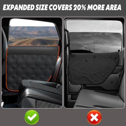 Car Door Protector for Dogs (Fit for Sedan/Family Car/Small SUV)