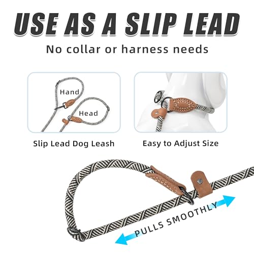 Hands Free Dog Leash (White / 7FT Hands Free)