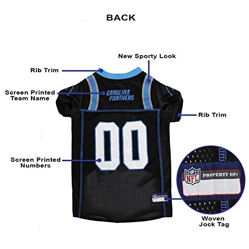 NFL Carolina Panthers Dog Jersey (Carolina Panthers / X-Large)