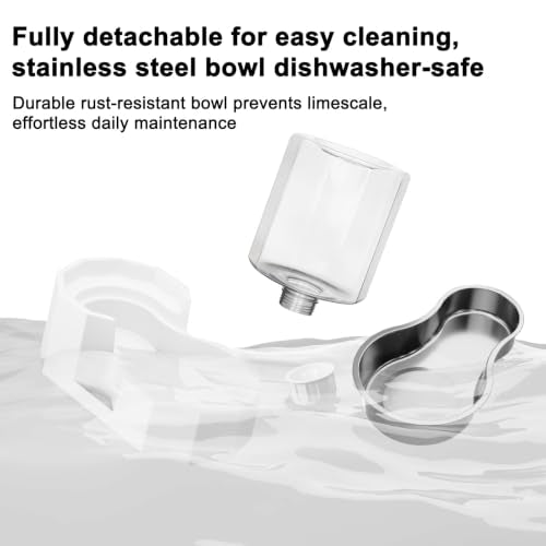 4L Stainless Steel Gravity Water Dispenser (White / 4L Without Filter)