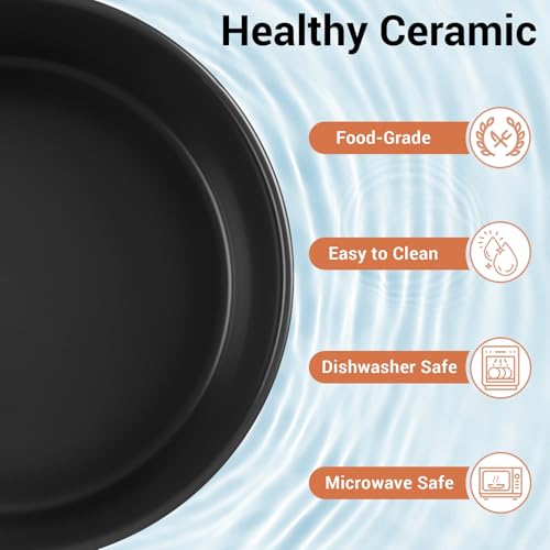 Elevated Dog Bowls (Black / 3.6 Cups | 2 Pack | For Medium Dogs)