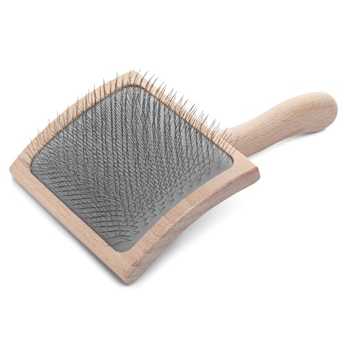 Mark VII Curved Back Slicker Brush for Dogs (Mark VII Large Curved Back)