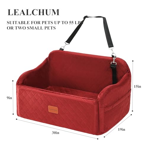 Dog Car Seat for Medium (Red / Large)