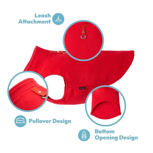 Fleece Vest Dog Sweater (Clay / Medium (Around 11-lb))