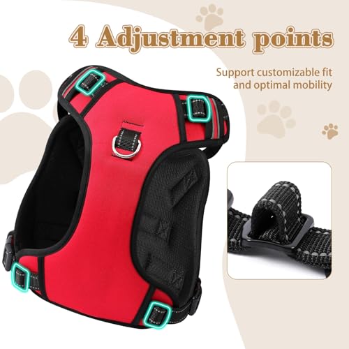 Dog Lift Harness (Red-1 / X-Large)