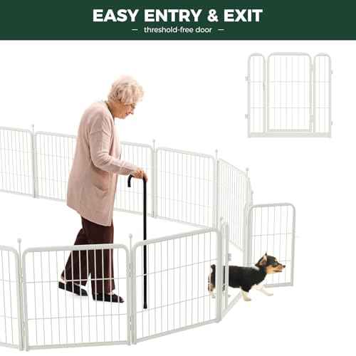 Rollick Dog Playpen (White / 24"H)