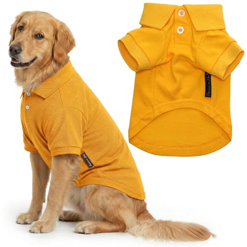 Dog Polo Shirt (4XL / Yellow Polo)
