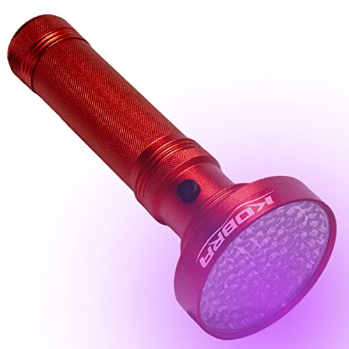 Kobra UV Black Light Flashlight 395nm (Red / 100 LED)