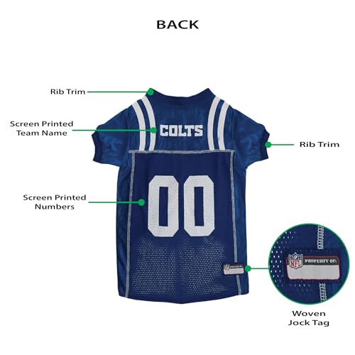 NFL Indianapolis Colts Dog Jersey (Indianapolis Colts / Large)