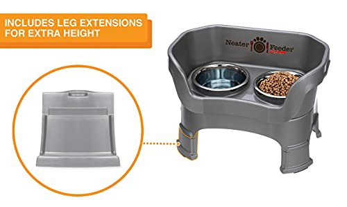 Neater Feeder Deluxe Mess (Medium + Standard Bowl / Gunmetal)