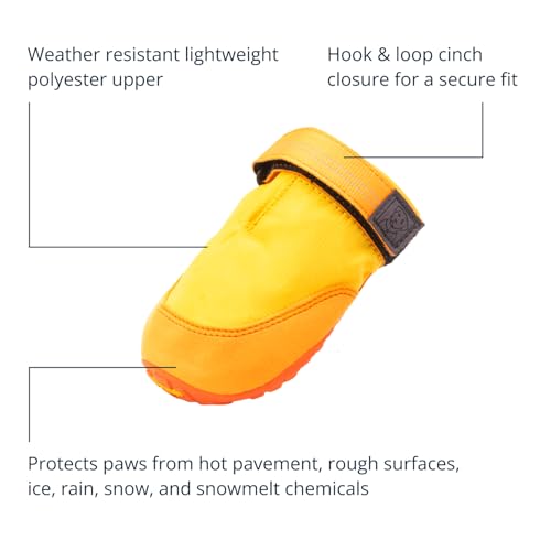 Summit Trex Dog Shoes (Sunrise Yellow / 3.25 in (2 Boots))