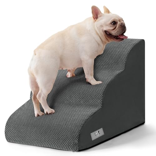 Dog Stairs for Small Dogs & Cats (Grey)