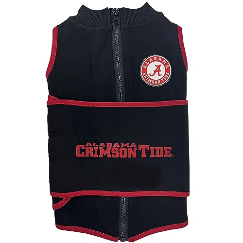 NCAA Alabama Crimson Tide Dog Anxiety Calming Shirt Soothing Vest (Small / Alabama Crimson Tide)