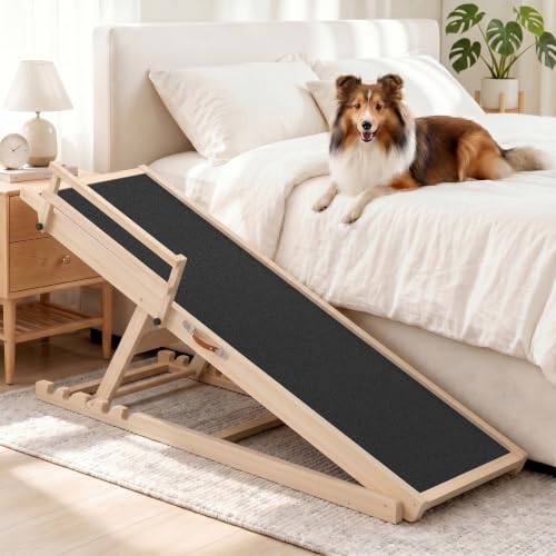 Dog Ramp for Couch (55.11"L*20.21"W*19.68"~27.55"H)