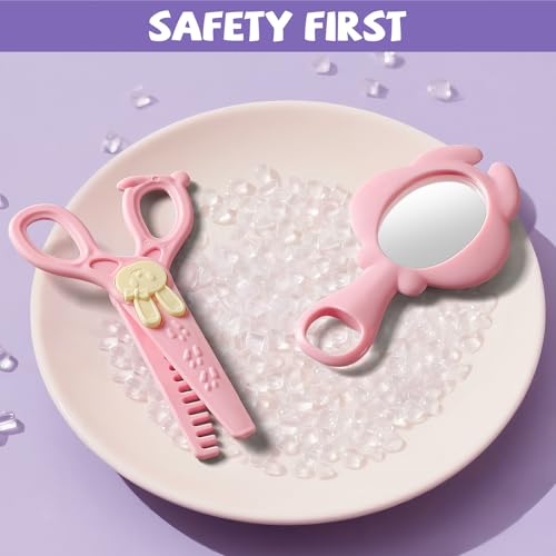 16 Pcs Robot Dog Toys for Girls (Purple and Pink)