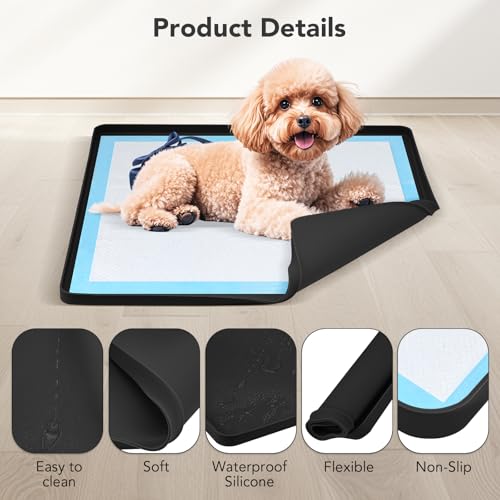 Pee Pad Holder for Dogs (Black)