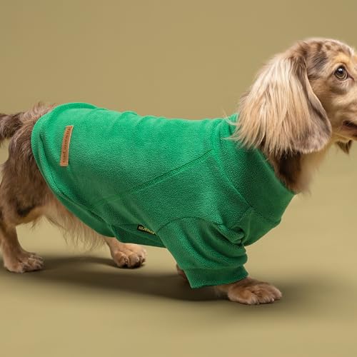 3 Pack Classic Fleece Dog Sweater (X-Small / Red Green Navy Blue)