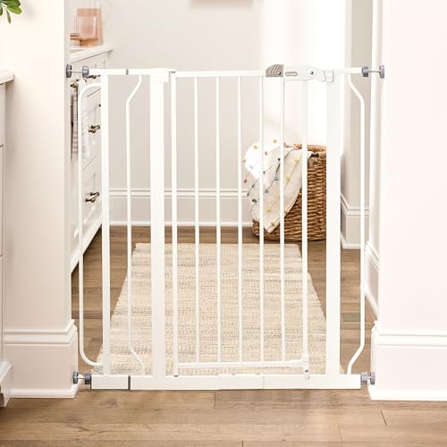 Safety 36" Extra Tall Baby Gate (White / 29-36.5"W x 36"H)