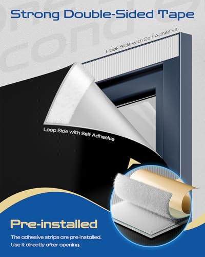 100% Blackout Curtains for Bedroom (Black / 68"W x 36"L (Pack of 1))