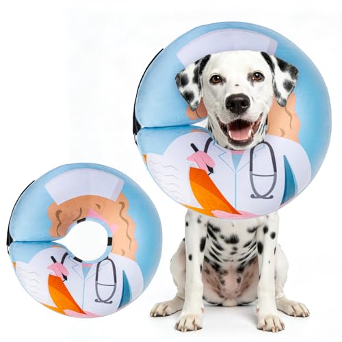 Dog Cone Collar Alternative After Surgery (Nurse / L(Neck:16"-18"))