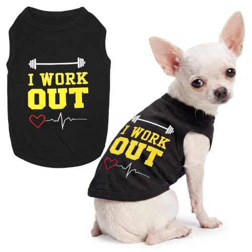 Dog Shirt 100% Cotton Shirts for Small Dogs (XXS(1-3lbs))