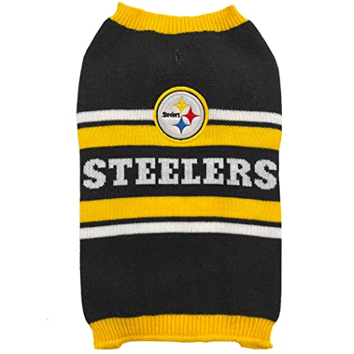 NFL Pittsburgh Steelers Dog Sweater (X-Small / Pittsburgh Steelers)