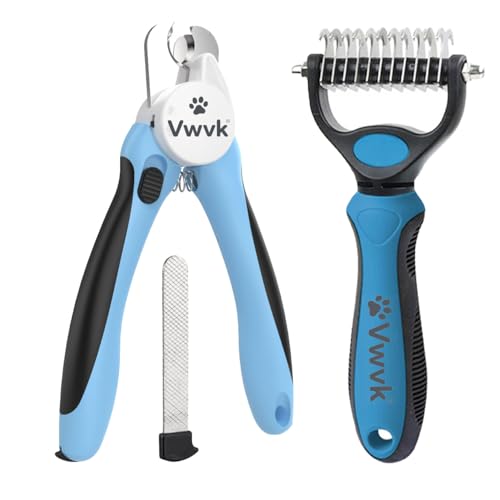 Dog Nail Clippers with Light (Nail Clipper & Brush (Best Value))