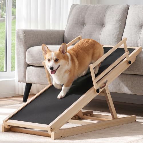 Dog Ramp for Bed Couch (47"L x 16"W x 3.3"H)