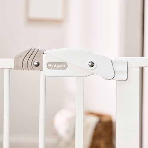 Safety 36" Extra Tall Baby Gate (White / 29-36.5"W x 36"H)