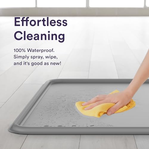 Pee Pad Tray Holder for Dogs (Large / Gray)