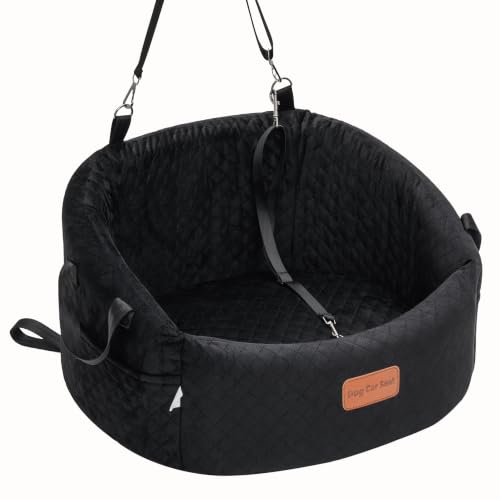 Dog Car Seat for Small Dogs (Black / S)