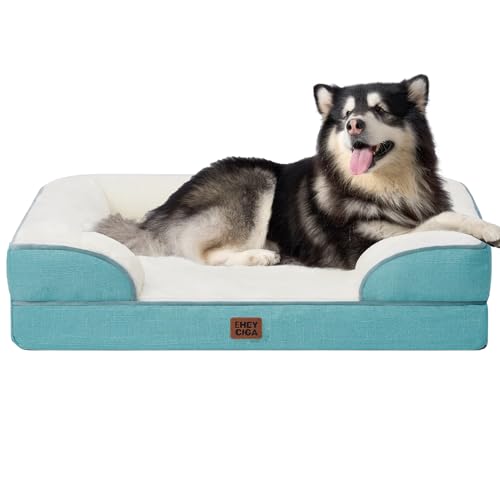 Orthopedic XXL Dog Bed (Turquoise Blue / 52.0"l X 41.0"w X 8.0"th)