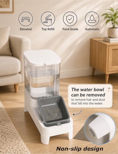 Automatic Pet Water Dispenser Bowl 4L for Cats and Small Dogs