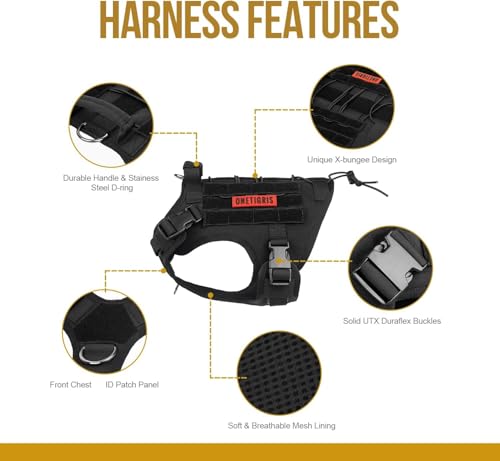 Tactical Dog Harness (Large / Black)