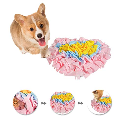 Small Dogs Slow Feeding Snuffle Foraging Mat Cloth for Puppies and Pets