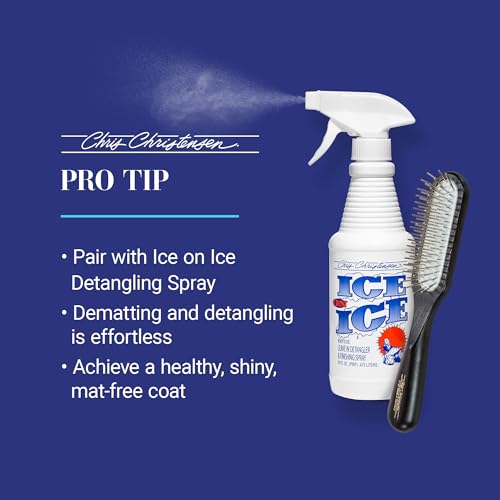 Dog Brush 20 mm. Ice Slip Dematting Brush (Small)