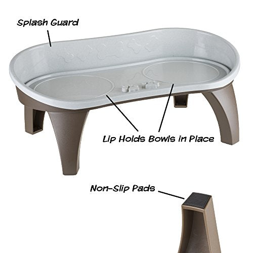 Elevated Pet Feeding Tray (Elevated)