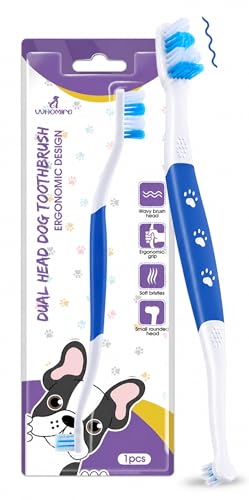Dog Toothbrush (Blue / 1 Count (Pack of 1))