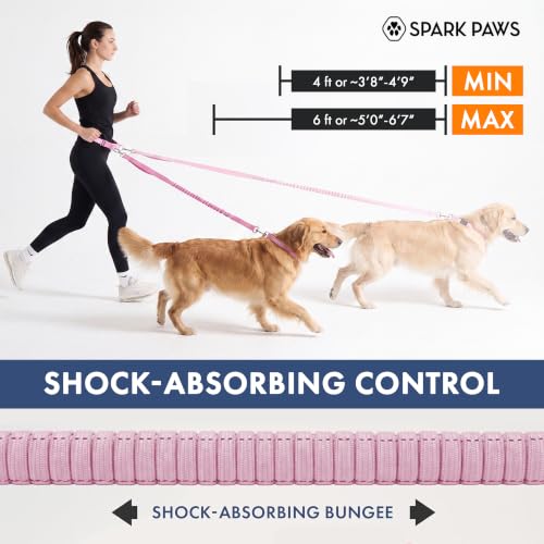 Hands Free Dog Leash (Fuchsia Camo)