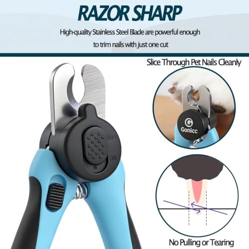 LED Pet Nail Clippers for Small Dogs and Cats (LED Light For Small Dogs and Cats)