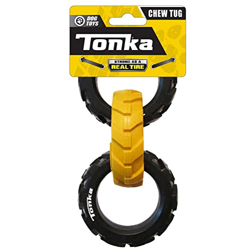 Rubber 3 Ring Tug Dog Toy (7.5 inches)
