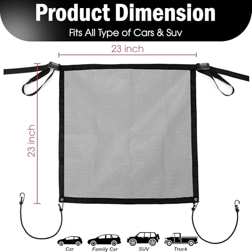 Dog Car Barrier Net (black)
