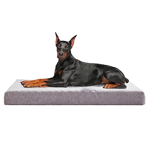 Cooling Dog Bed (Light Grey / XXX-Large-50" x 34" x 5")